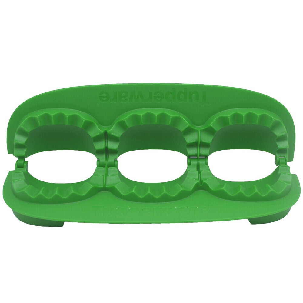 Tupperware 1-2-3 Turnover Empanada Snack 9" Mold Green