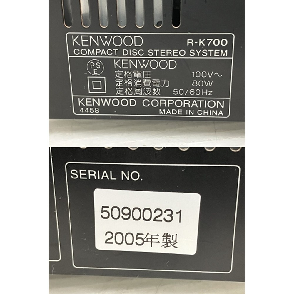 Kenwood R-K700 MD CD Deck Player Record Compact Hi-Fi Component System Japan