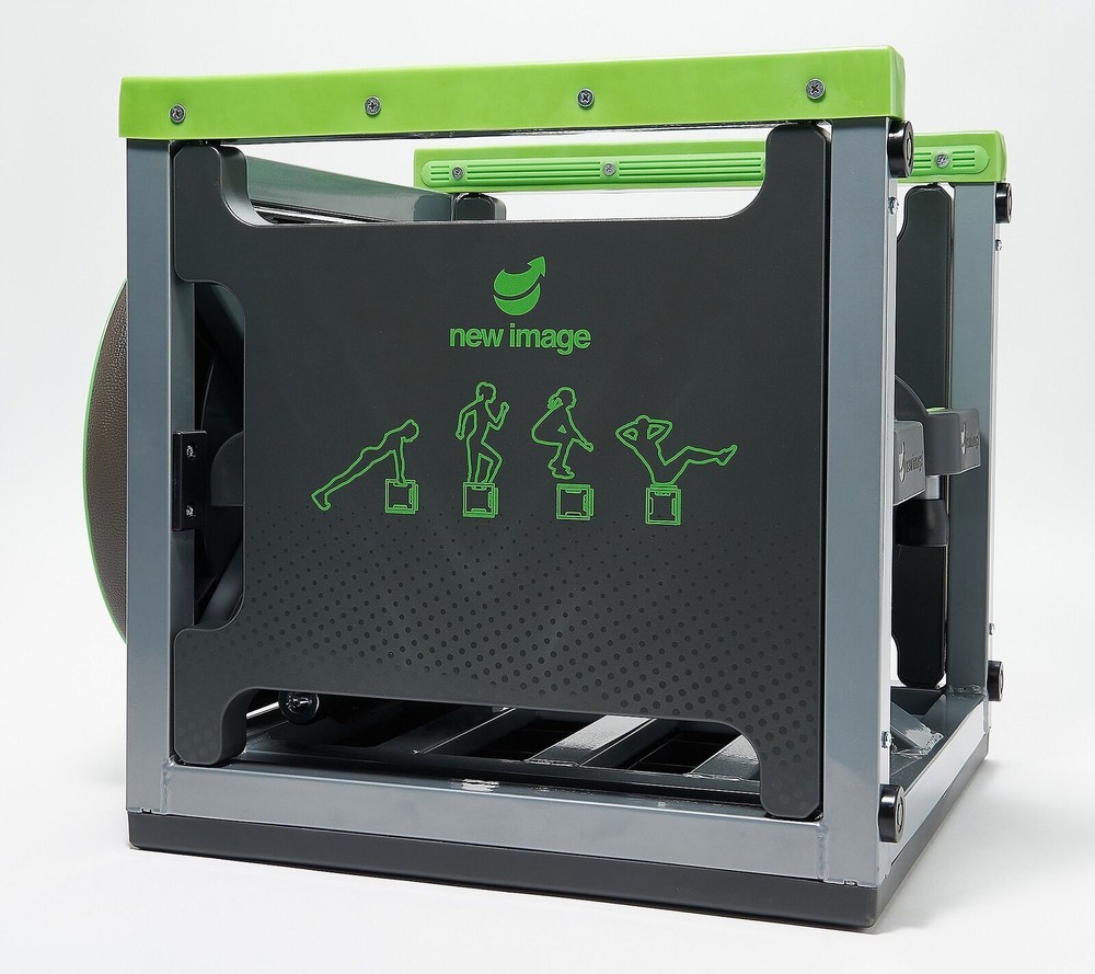 New Image Fitt Cube Compact Multi-Gym Total Body Workout - Green