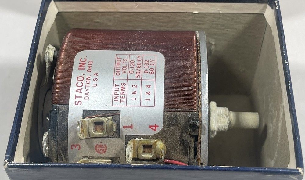 Staco Variable AC Transformer 120V Tested Verified Adjustable Output