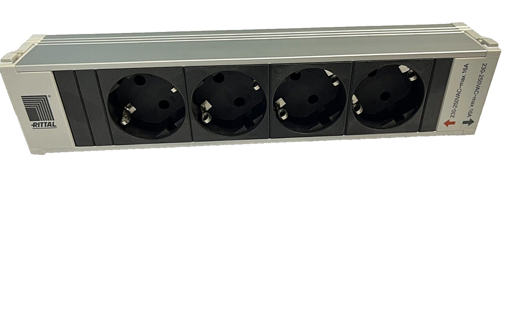 Rittal DK PSM 7856.100 Schuko plug-in module without fuse, not switchable