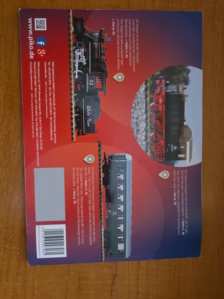 2016 Piko Train Catalog