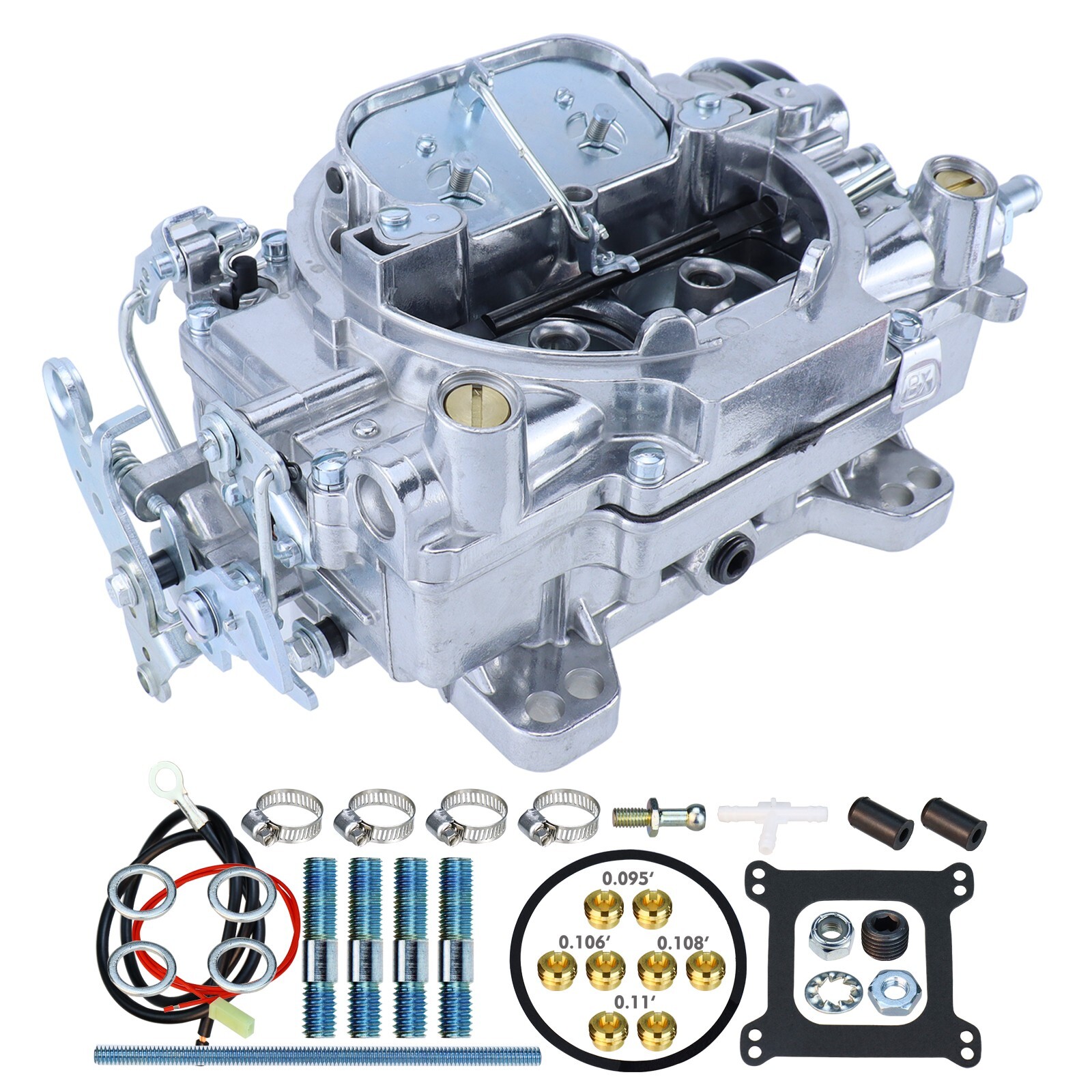 Edelbrock 1411 Performer 750 CFM 4 Barrel Carburetor, Electric Choke