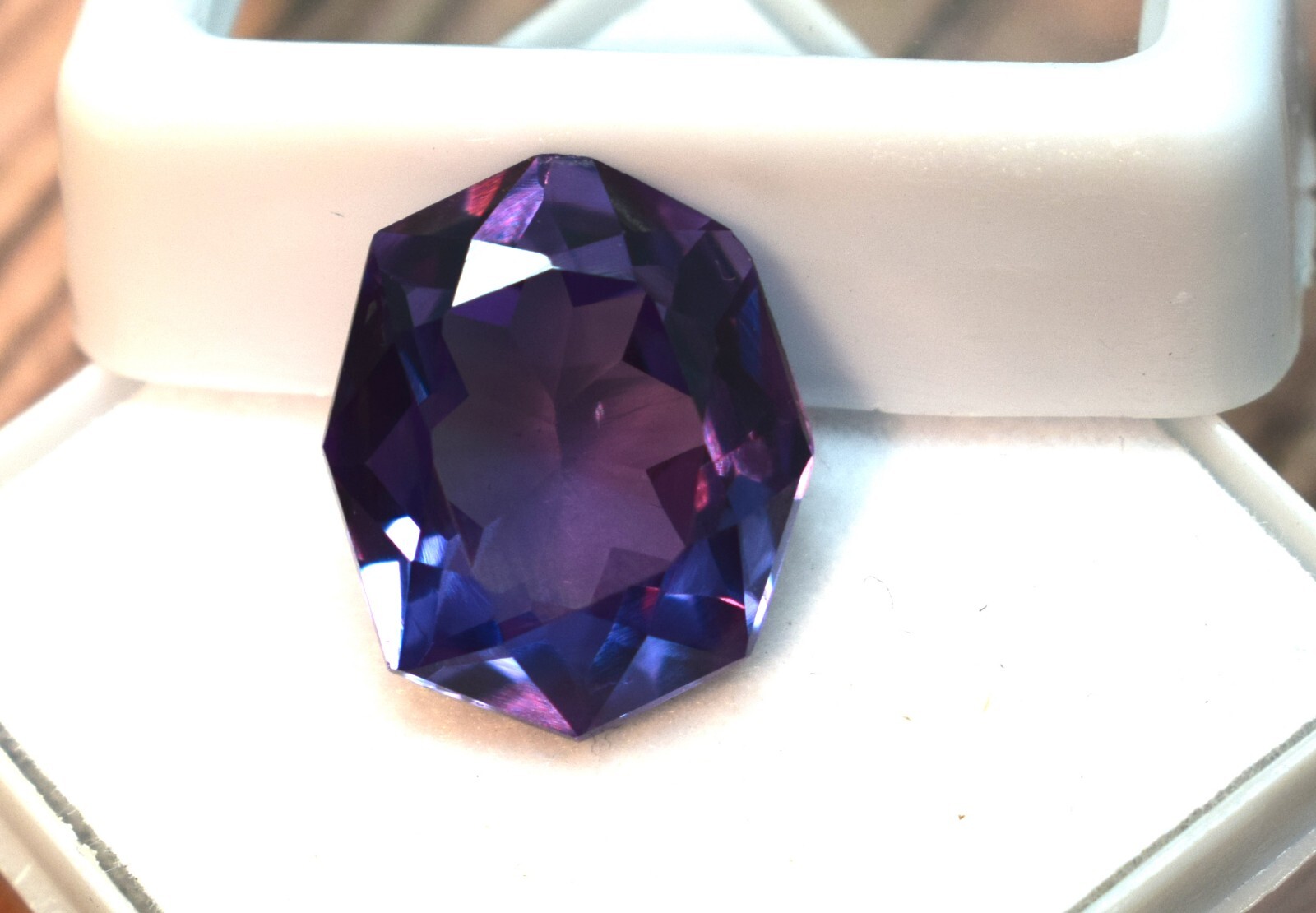 Alexandrite 7.85 CT Russia's Certified Natural Fancy Cut Loose Gemstone