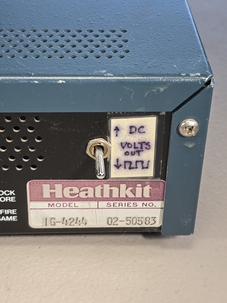 Heathkit Precision Oscilloscope Calibrator 1G-4244 Modified, Power On Tested