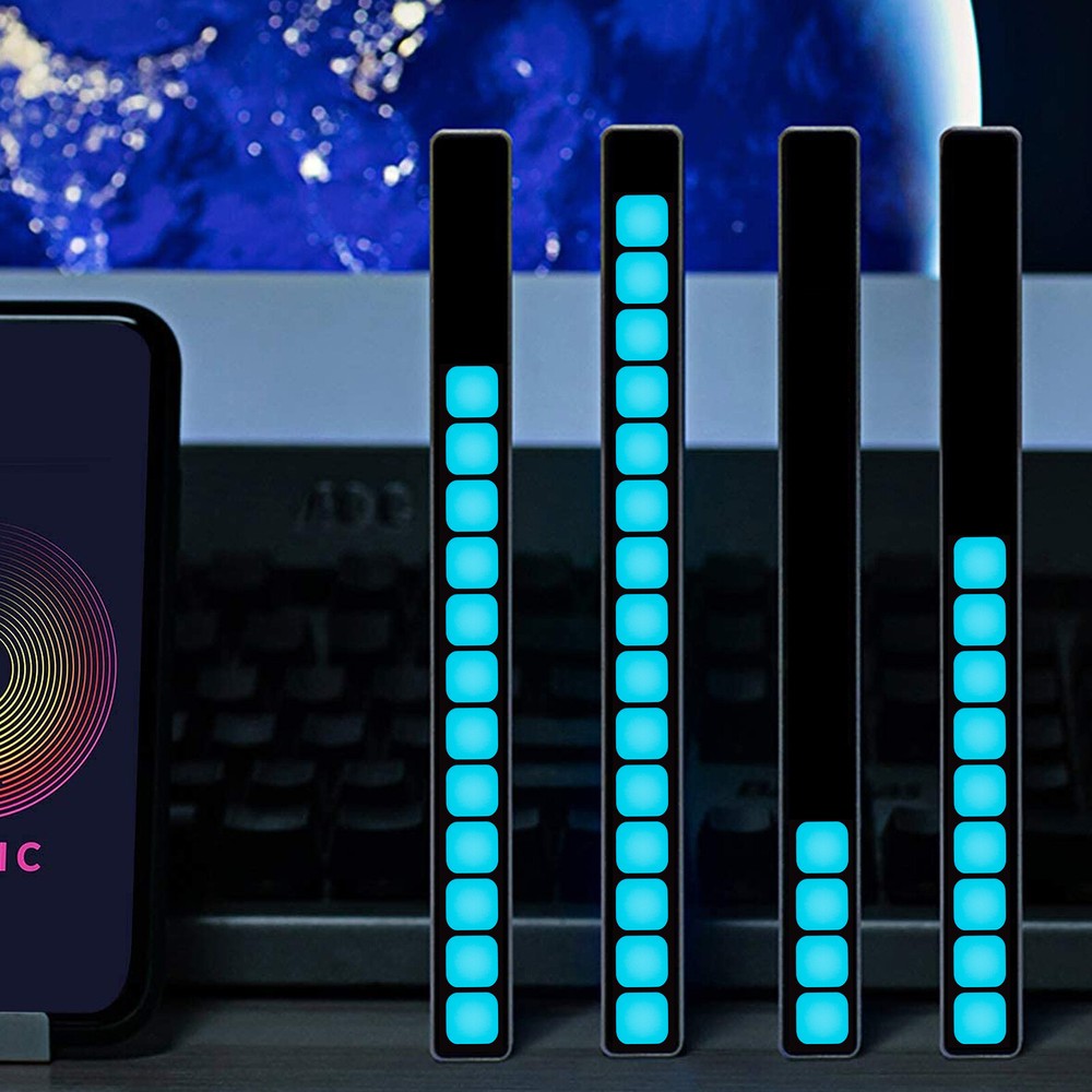 16-Bit MIC Sound Level Meter Music Spectrum Visualizer Audio Display Analyzer