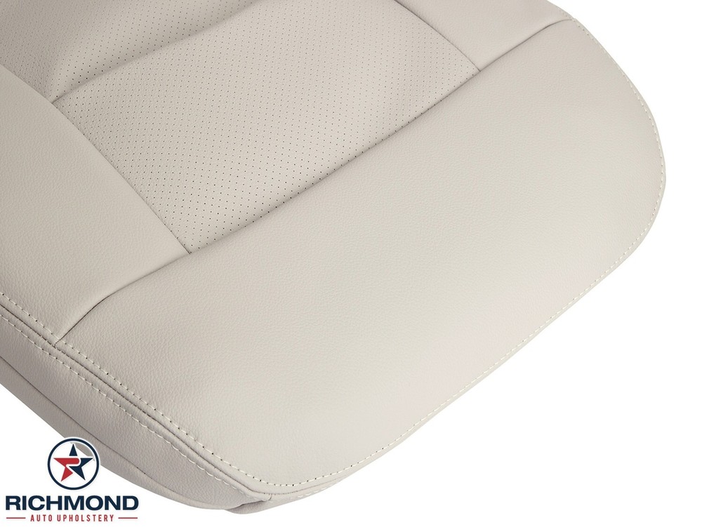 2015 2016 Benz E-Class - Driver Side Bottom Replacement Leather Seat Cover Tan