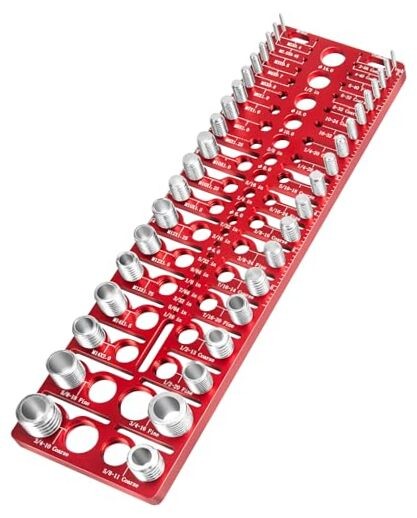 Nut and Bolt Thread Checker - Standard and Metric Bolt and Thread Checker