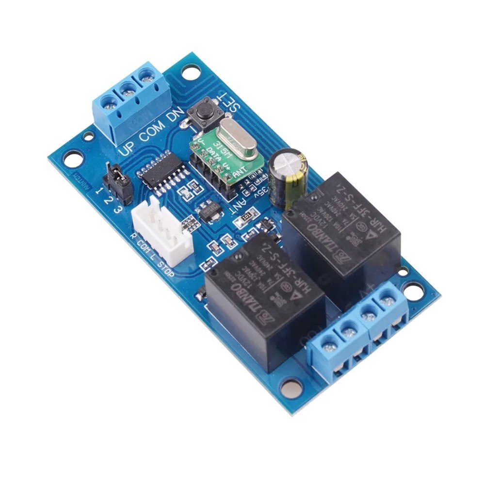 Remote Control Motor Wireless Remote Switch 12V Universal 2 Channel RF433MHz