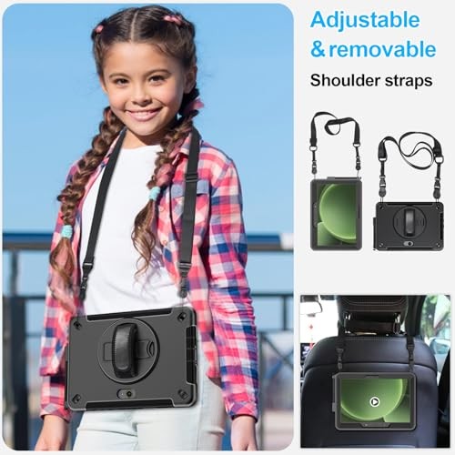 Case for Galaxy Tab Active 5 Pro Tab Active 5 Pro/Active 4 Pro 10.1 Inch Black