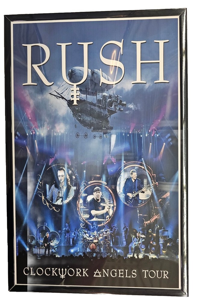 Rush Framed Clockwork Angels Tour Framed Concert Poster