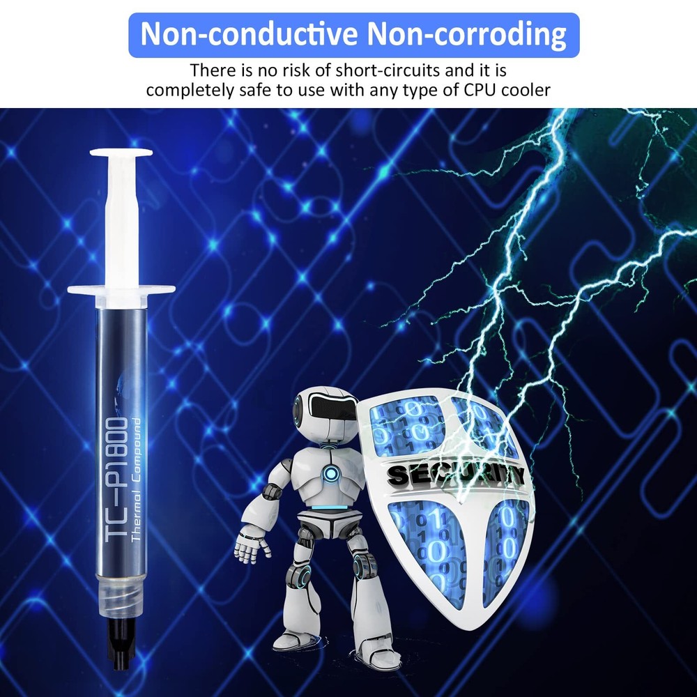 Thermal Compound Paste 18W/m•K 3g High Performance Aquastat Thermal Paste CPU...