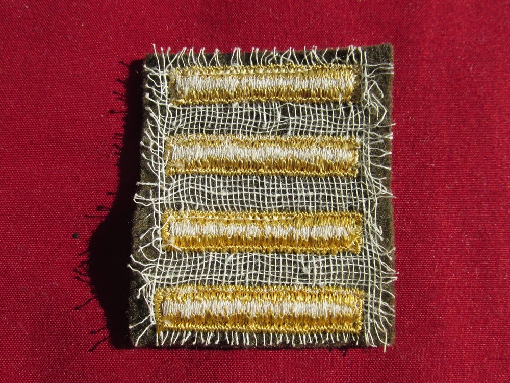 vintage- US Army Overseas Service Bars 4 bars Patch