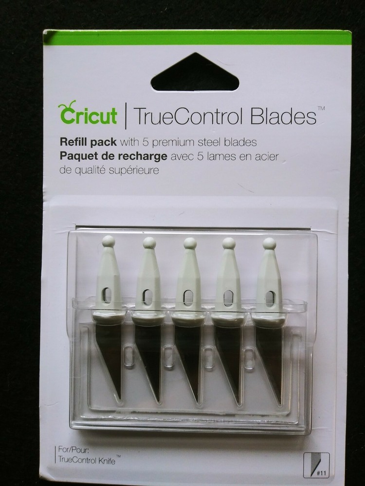 Cricut True Control Knife & Cricut True Control Refill Pack W/5 Premium Blades