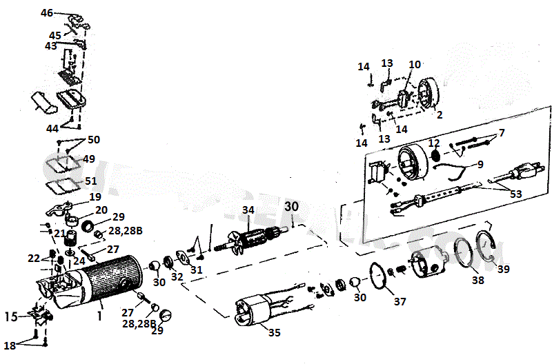 Parts for OSTER clippers CLASSIC 76 and A5,