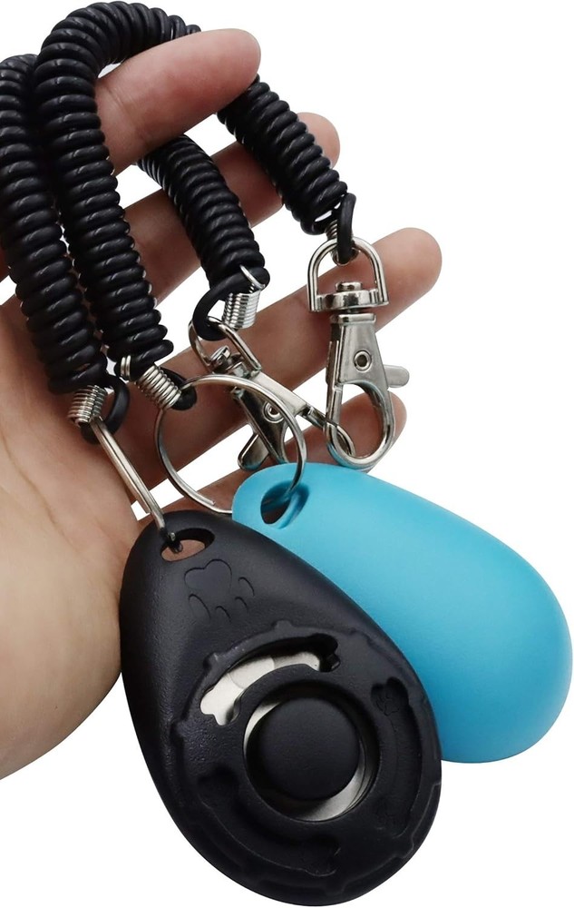 High-Quality Pet Training Clickers - Loud Sounds, Adjustable Wrist Strap