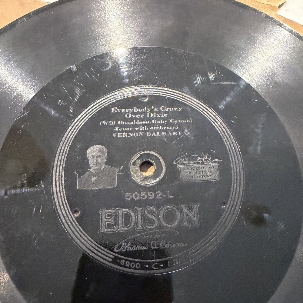 Edison Diamond Disc Re-Creation Early 1900s Record