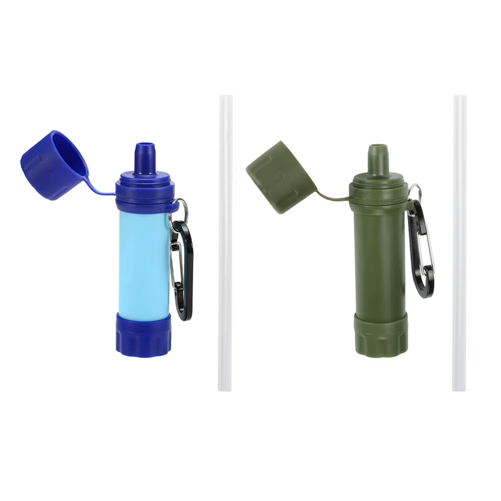 Multifunction Drinking Water Filtering Tools Camping Hiking Water Purifier Straw