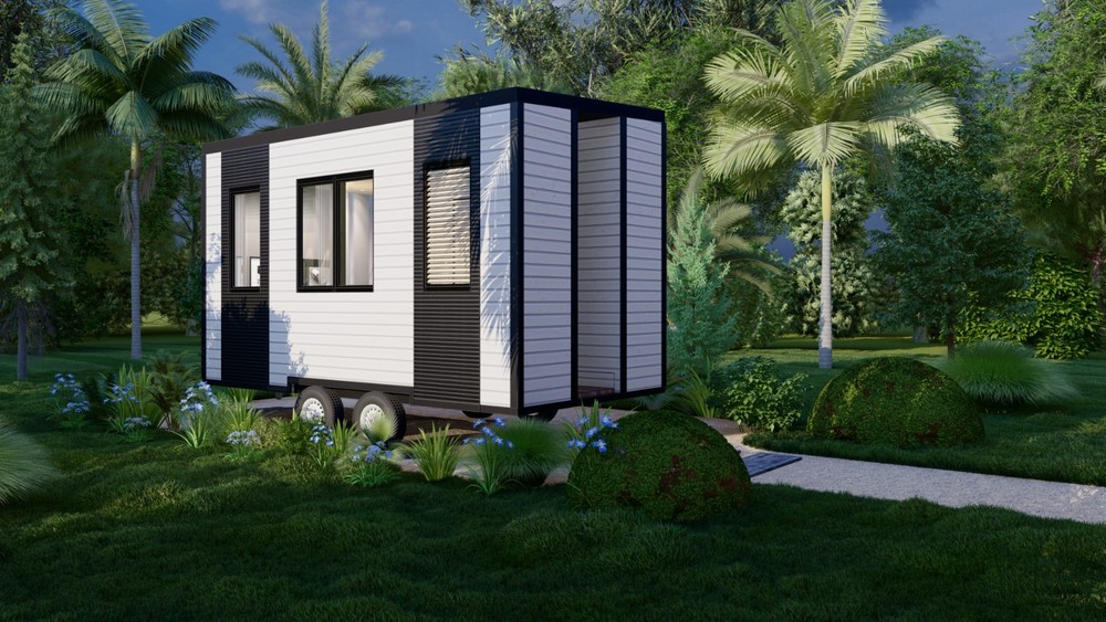 Generic Wood Construction Tiny Mobile Home Building Plans - 15'9"" x 7'10"" - 12