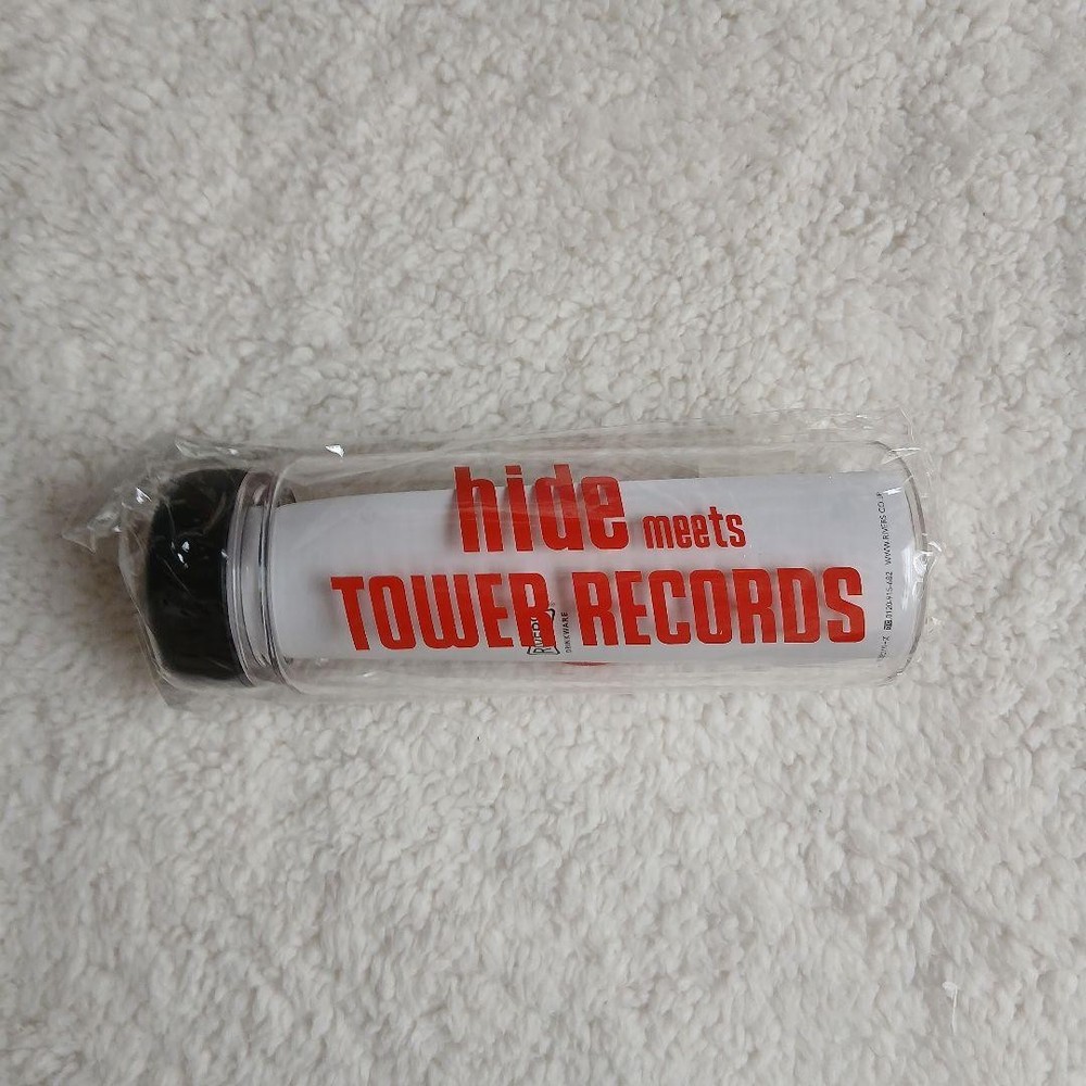 hide meets TOWER RECORDS water bottle