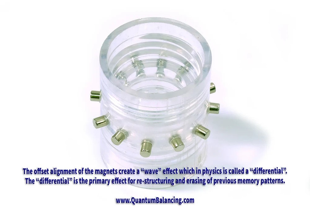 Water Implosion Vortexer for Energized Structured Water Quartz Magnet Technology