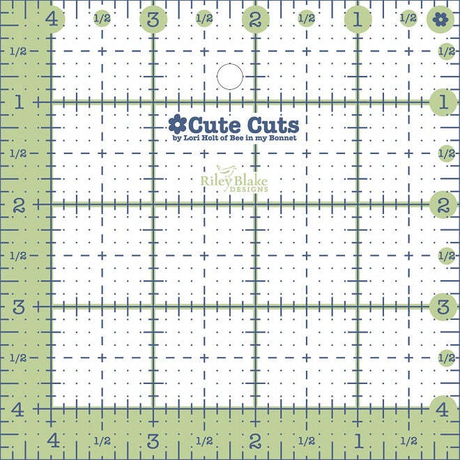 Lori Holt - Cute Cuts™ Ruler 4.5" x 4.5"