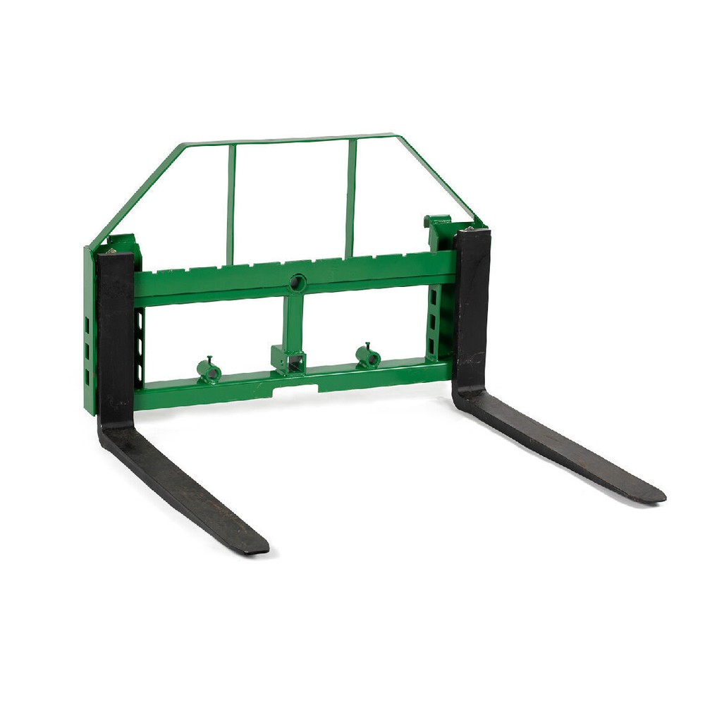 Titan Attachments Pallet Fork Frame with Receiver Hitch and Fork Blades 60"