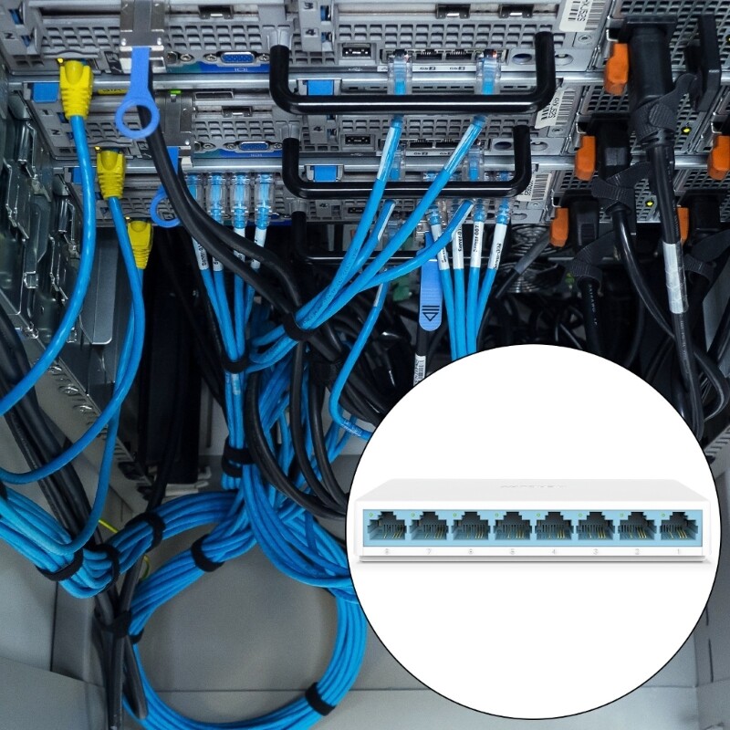 Durability Ethernet Switches Ethernet Splitter For Stable Internet Connection