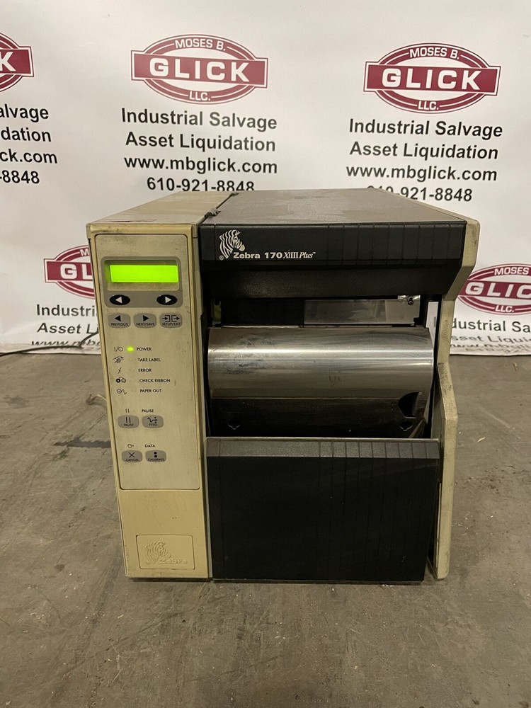Zebra 170XiIII Plus Barcode / Thermal Label Printer 6.6” Max Label Width