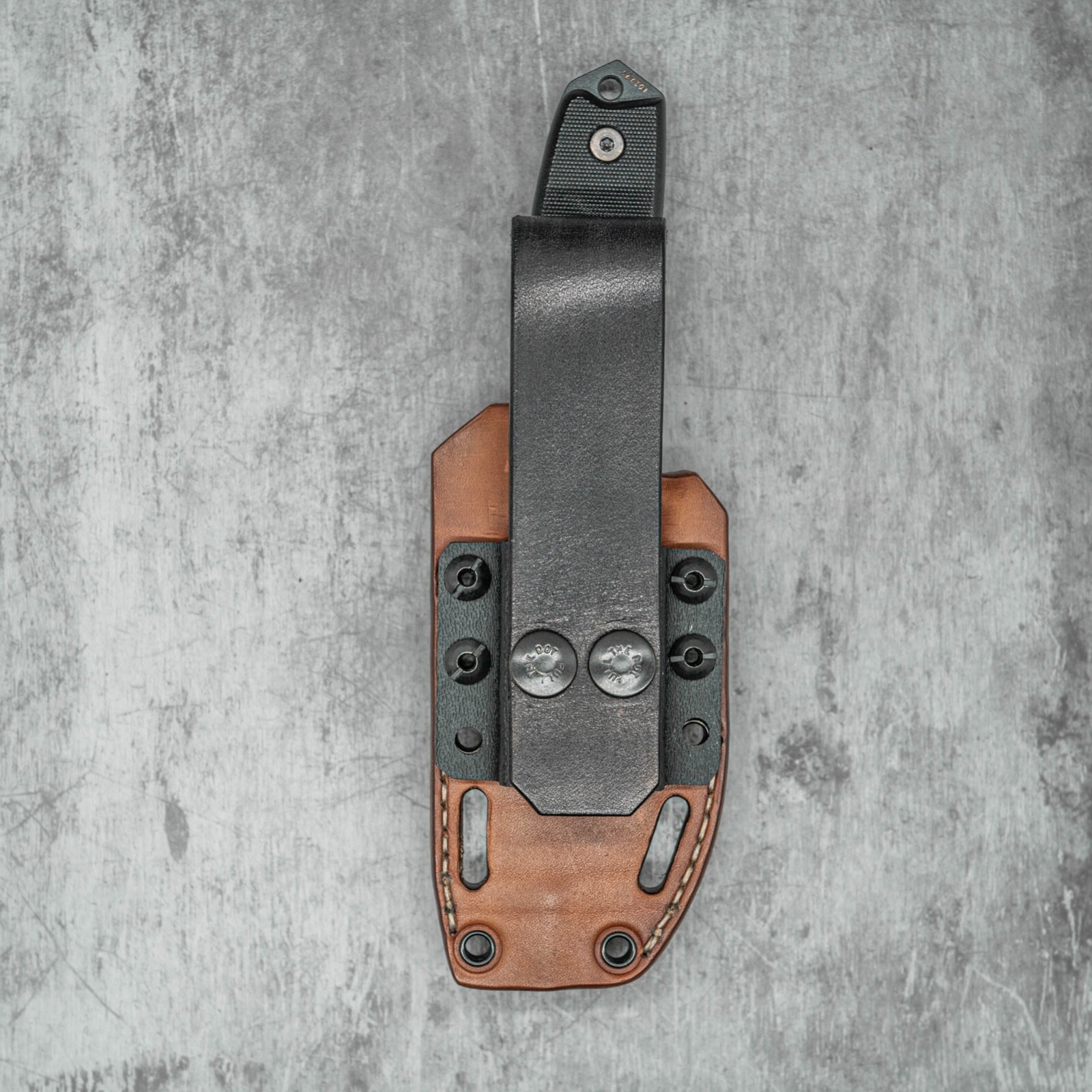 esee 3 hybrid kydex and leather sheath