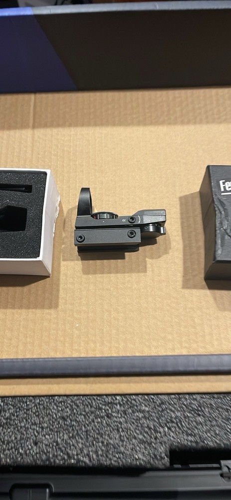 Airsoft Rifle + Two Loaders + Smart Charger + Red Dot Sight