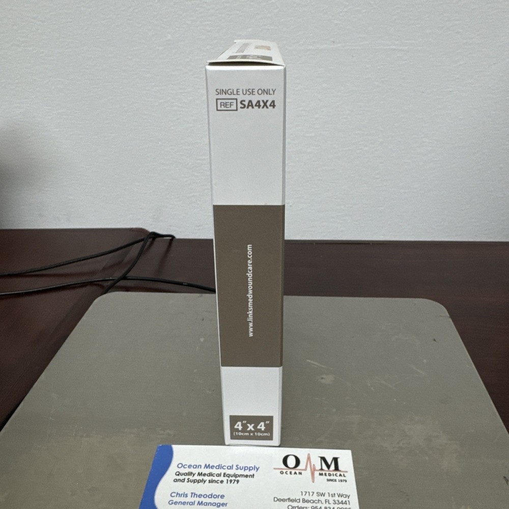 4” X 4” Silver Alginate Dressing, 10/Box By Pivot #SA4X4.