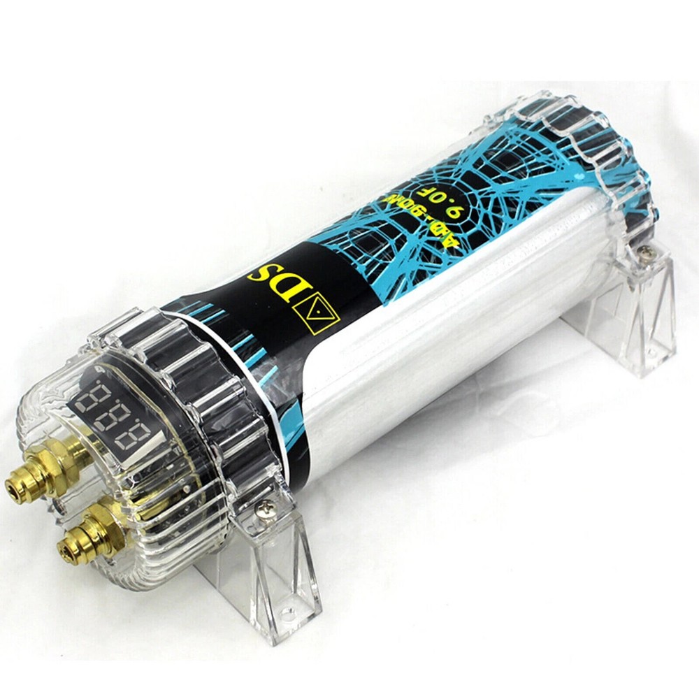 9.0-Farad Capacitor Auto Car Audio Digital Voltage Power Subwoofer Modification