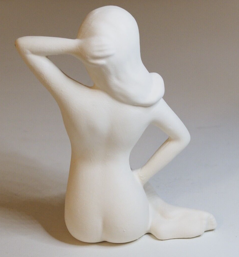 Sitting Nude Ready To Paint Ceramic Bisque U Paint