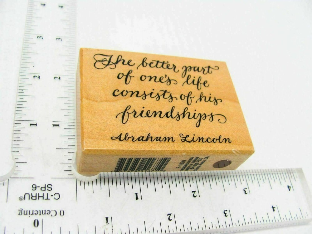 Friendships Rubber Stamp - Stamp Set A679