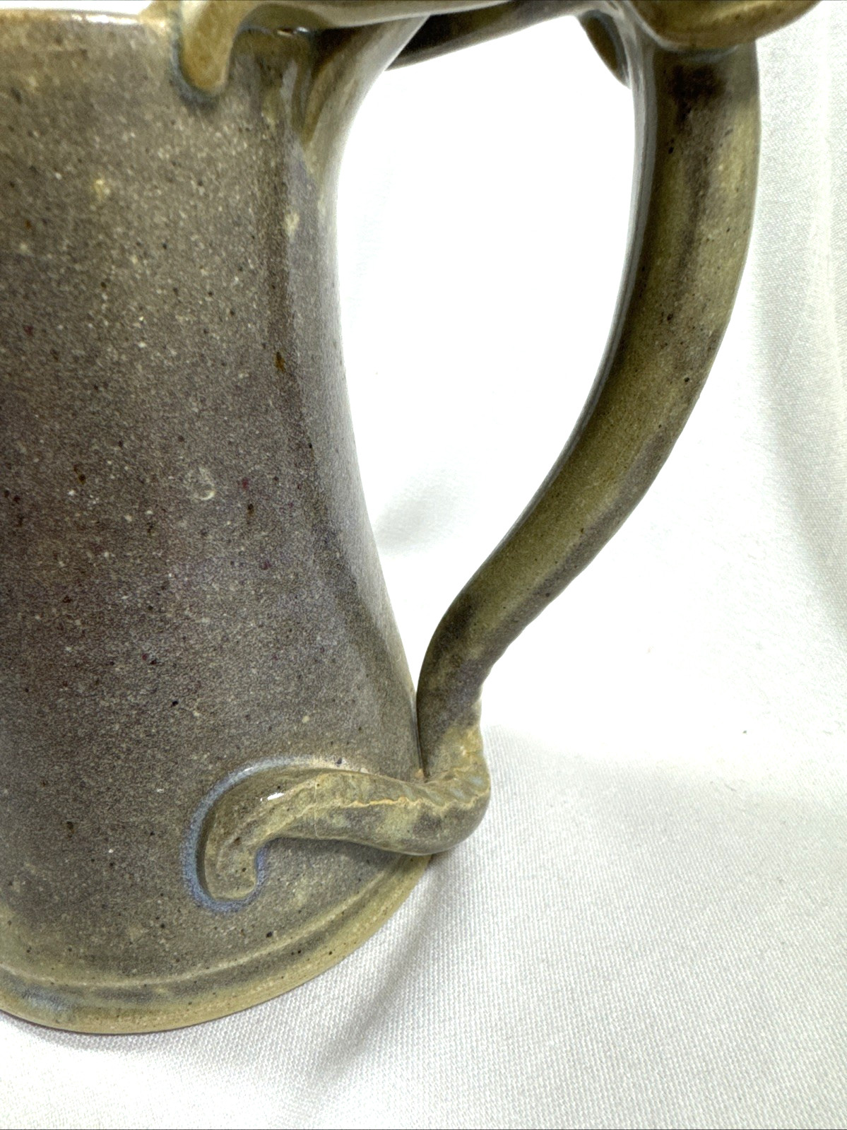 VTG HOGENSON 1996 DRAGON HANDLE MUG RENAISSANCE FESTIVAL HANDCRAFTED POTTERY