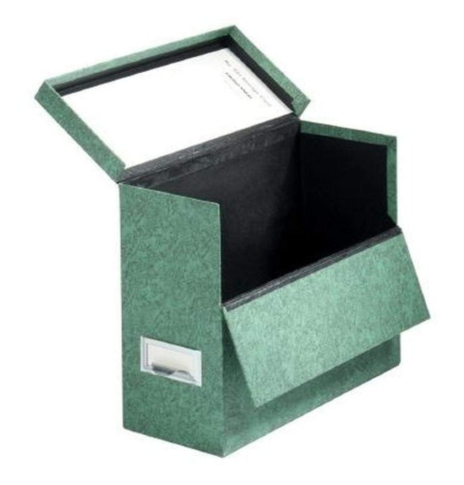 Globe-Weis/Pendaflex Fiberboard Transfer Case, Letter Size, Drop Front, Green...