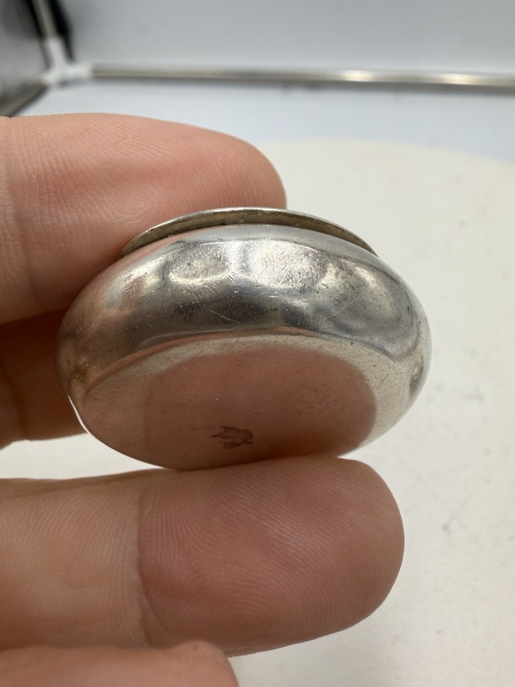 Two Sterling Silver Snuff Boxes