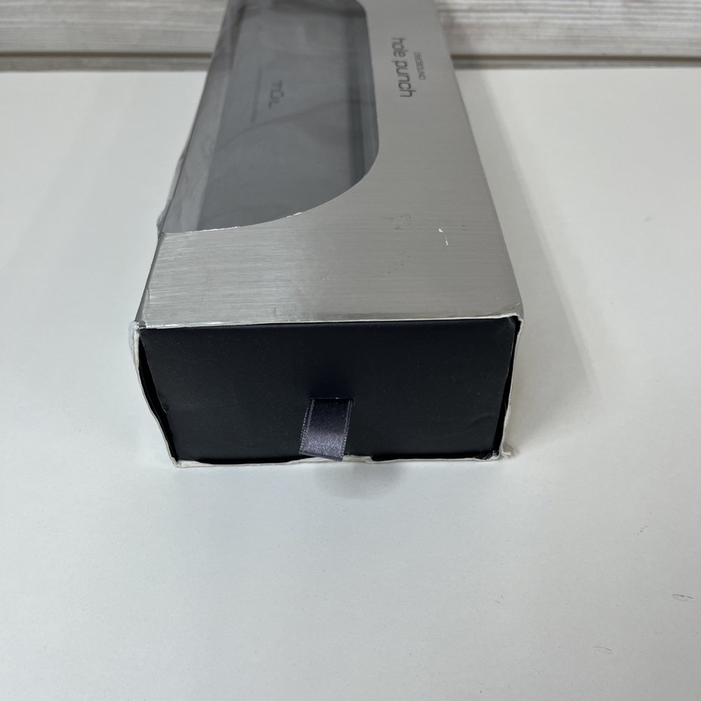 TUL Discbound Hole Punch Custom Note-Taking System Adjustable 12-Hole Open Box