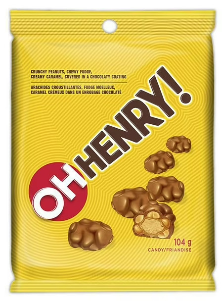 Oh Henry! Chocolate Mini Bites Pouch, 104g