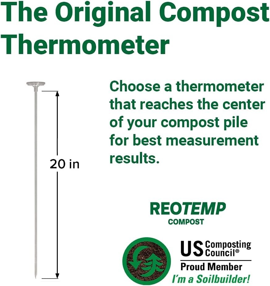 Stainless Steel Digital Compost Thermometer
