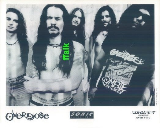 Press Photo: OVERDOSE 8x10 B&W