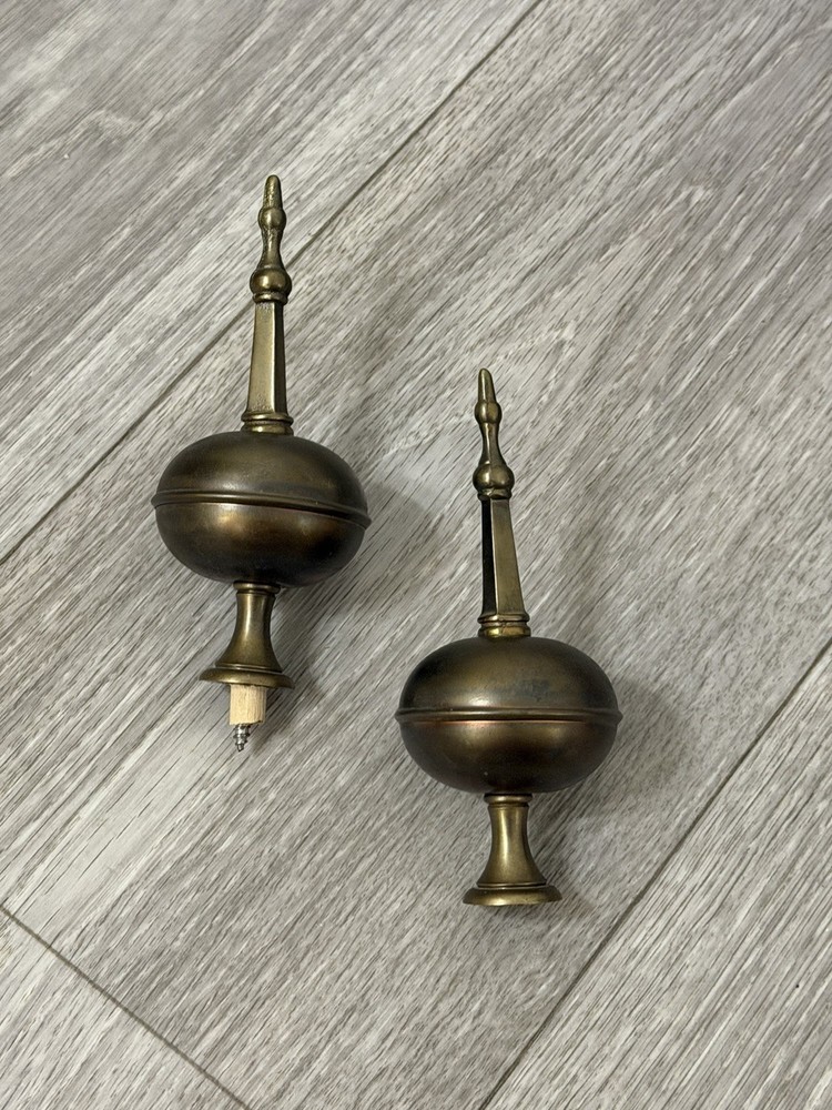 Antique Clock Brass Finial (Early 1900s)