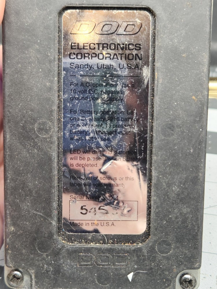 Untested DOD FX65 Modded Analog Stereo Chorus Pedal