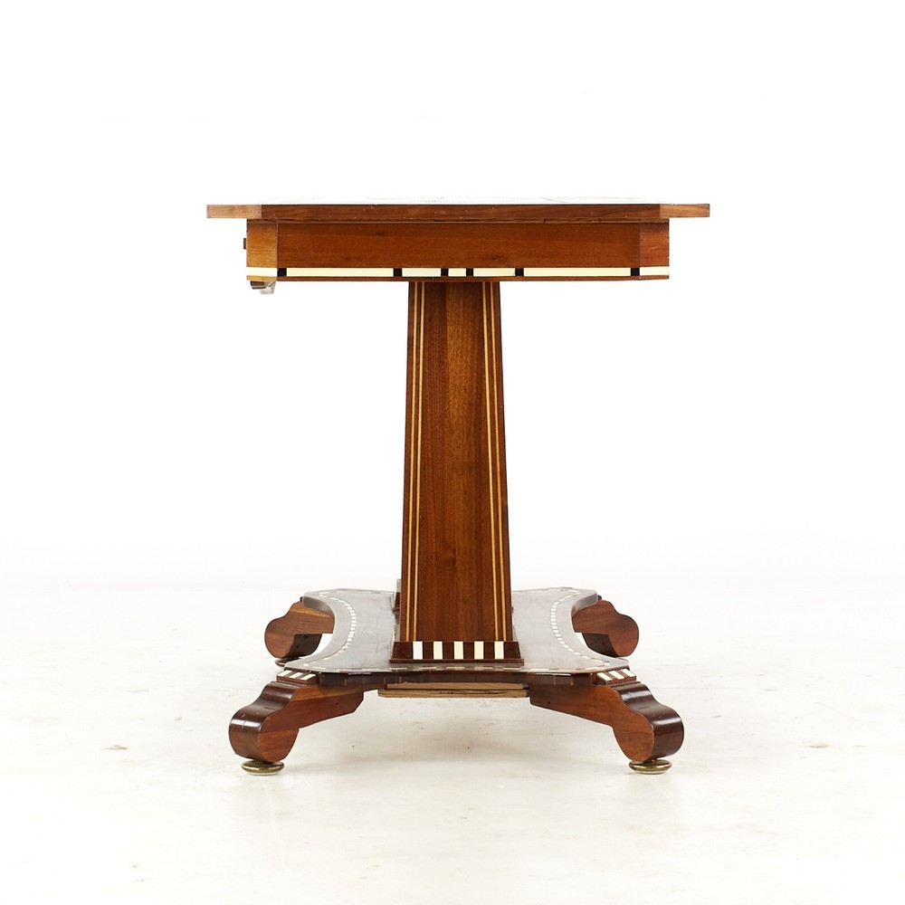 Pedestal Table with Inlay