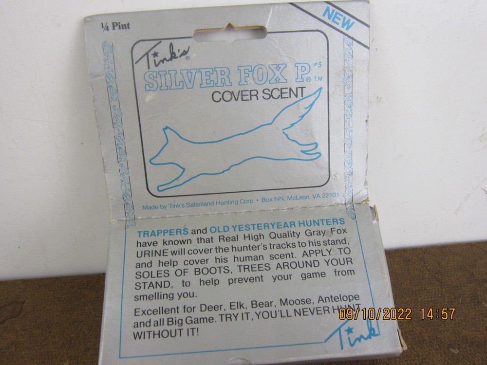 Tinks Silver Fox P Power Cover Scent Effective/Natural 4 oz.