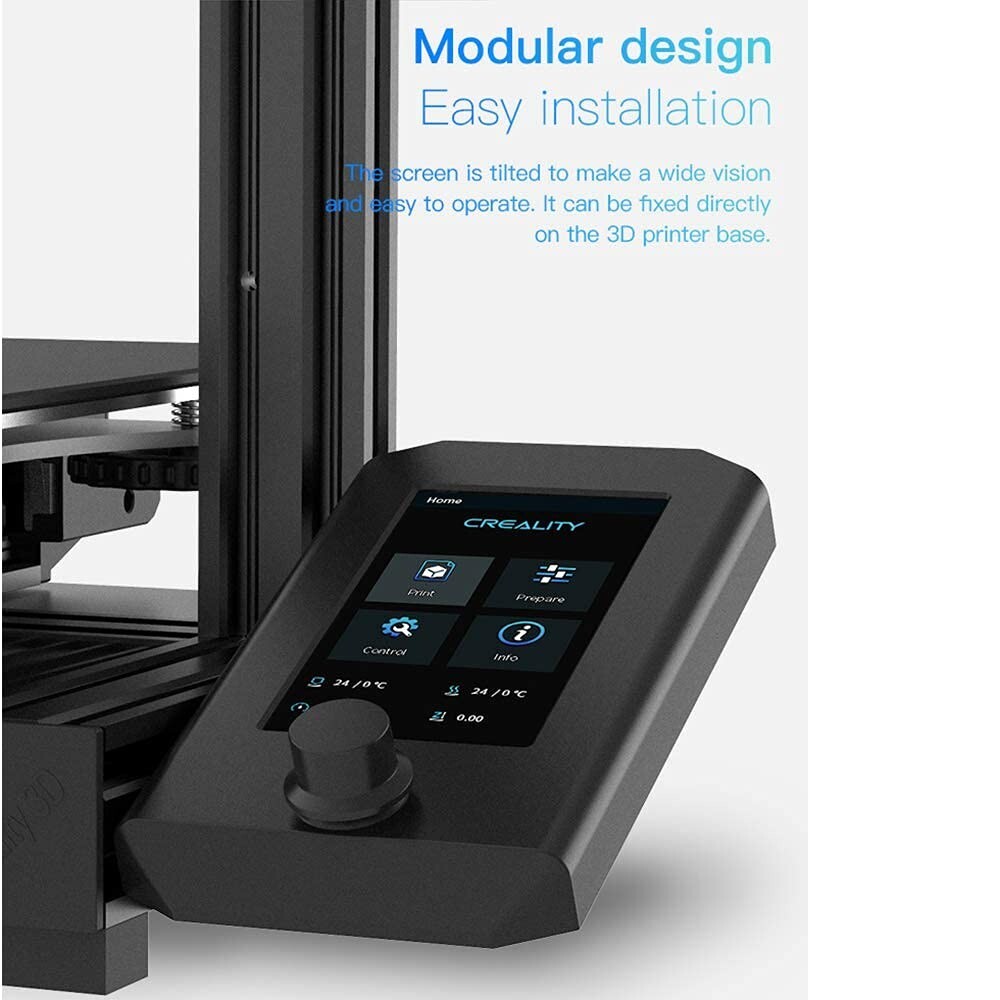 Creality Ender 3 V2 HD Color Display Kit - User-Friendly Interface & Mass Memory