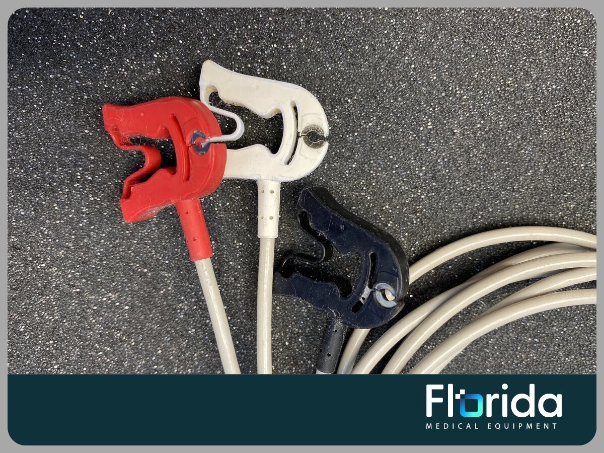 TRUNK CABLE, ECG, ONE-PIECE, PHILIPS 6-PIN TO 3-LEAD PINCH/GRABBER, 108"