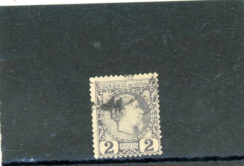 Monaco 1885 Scott# 2 Canceled
