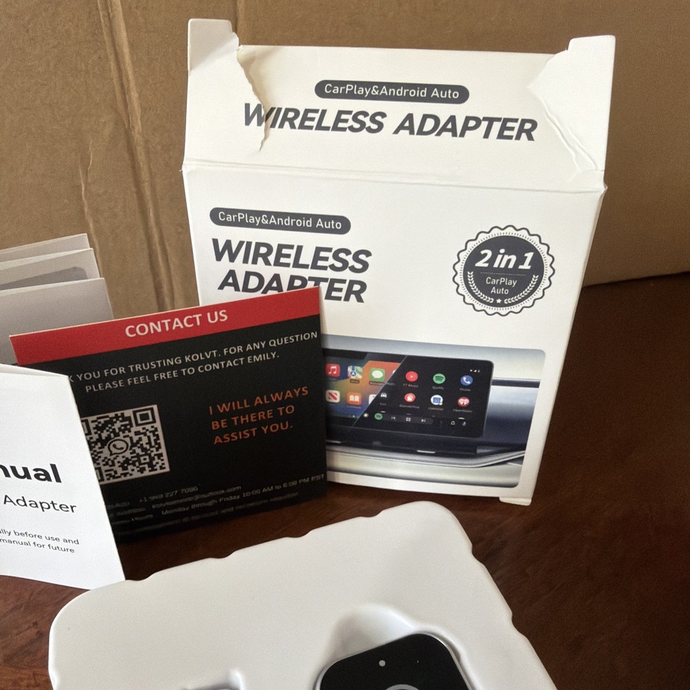 Car Play And Android Auto Wireless Adapter 2-n-1 **FREE SHIPPING **